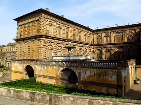 Florence / Italy - 13 Jul 2011: Pitti Palace in Florence, Italyのeditorial素材
