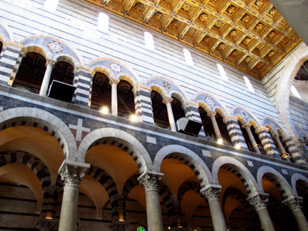 Pisa / Italy - 11 Jul 2011: The ancient Pisa Cathedral, Italyのeditorial素材