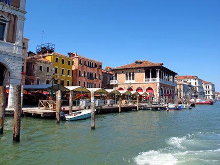 Venice / Italy - 12 Jul 2011: The Grand Canal in Venice, Italyのeditorial素材