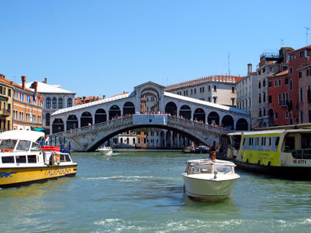 Venice / Italy - 12 Jul 2011: The Grand Canal in Venice, Italyのeditorial素材