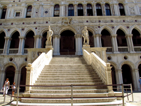 Venice / Italy - 12 Jul 2011: Doge Palace on St Mark's Square, Venice, Italyのeditorial素材