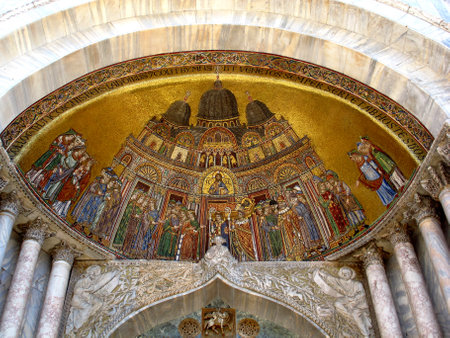 Venice / Italy - 12 Jul 2011: St Mark's Cathedral, Venice, Italyのeditorial素材
