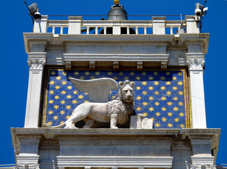 Venice / Italy - 12 Jul 2011: St Mark's Clock Tower, Venice, Italyのeditorial素材