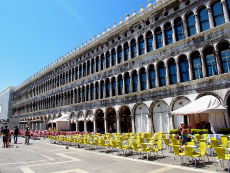 Venice / Italy - 12 Jul 2011: Doge Palace on St Mark's Square, Venice, Italyのeditorial素材