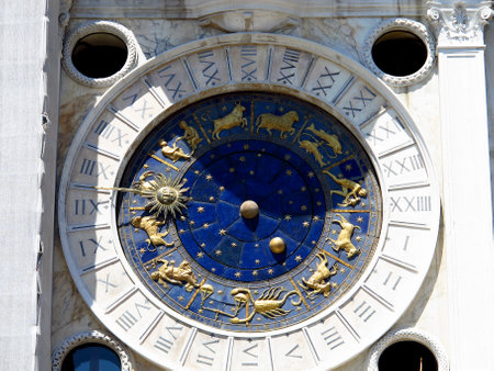 Venice / Italy - 12 Jul 2011: St Mark's Clock Tower, Venice, Italy