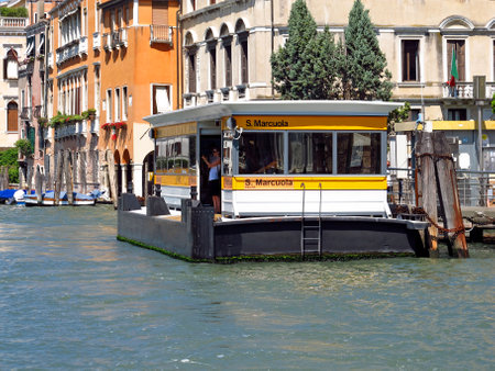 Venice / Italy - 12 Jul 2011: The Grand Canal in Venice, Italyのeditorial素材