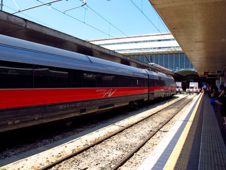 Rome / Italy - 15 Jul 2011: Termini railway station, Rome, Italyのeditorial素材