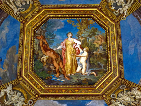 Rome / Vatican - 16 Jul 2011: Vatican museum, Rome, Italyのeditorial素材