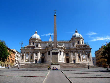 Rome / Italy - 16 Jul 2011: Santa Maria Maggiore, Rome, Italyのeditorial素材