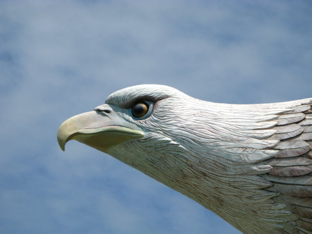 Langkavi / Malaysia - 18 Jan 2010: The statue of the Eagle in Langkavi island, Malaysiaのeditorial素材