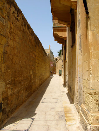 Mdina / Malta - 19 Jul 2011: The old city of Mdina, Maltaのeditorial素材
