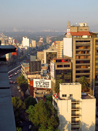 Mexico city / Mexico - 01 Mar 2011: Modern City, Mexico Cityのeditorial素材