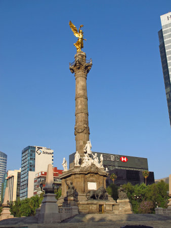 Mexico city / Mexico - 01 Mar 2011: The monument in Mexico city, Mexicoのeditorial素材