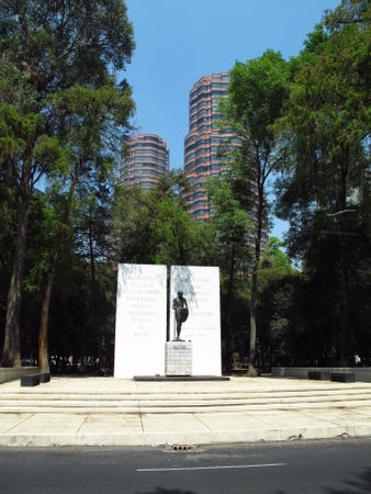 Mexico city / Mexico - 01 Mar 2011: The monument in Mexico city, Mexicoのeditorial素材