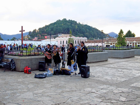 San Cristobal de Las Casas / Mexico - 05 Mar 2011: Artists in San Cristobal de Las Casas, Mexicoのeditorial素材