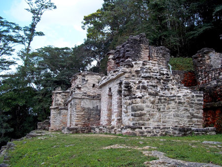 Bonampak / Mexico - 10 Mar 2011: Ancient ruins of Maya, Bonampak, Mexicoのeditorial素材