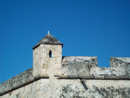 Campeche, Yucatan / Mexico - 11 Mar 2011: The fortress in Campeche, Yucatan, Mexicoのeditorial素材