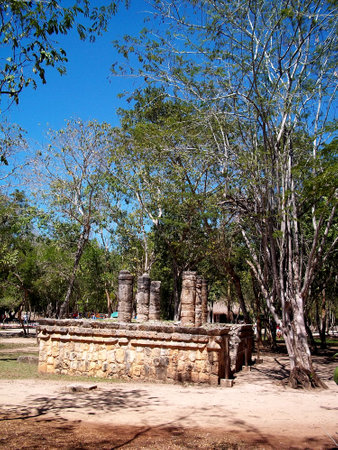 Chichen Itza, Yucatan / Mexico - 12 Mar 2011: Ancient ruins of Maya, Chichen Itza, Mexicoのeditorial素材