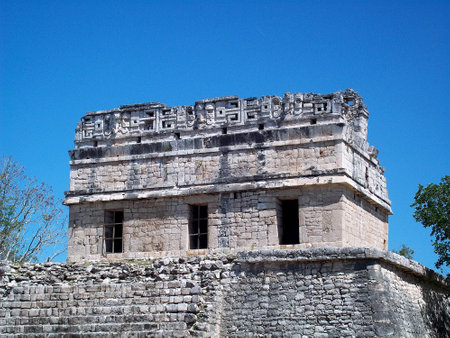 Chichen Itza, Yucatan / Mexico - 12 Mar 2011: Ancient ruins of Maya, Chichen Itza, Mexicoのeditorial素材