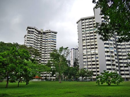 Houses close Chinese Gardens, Singapore