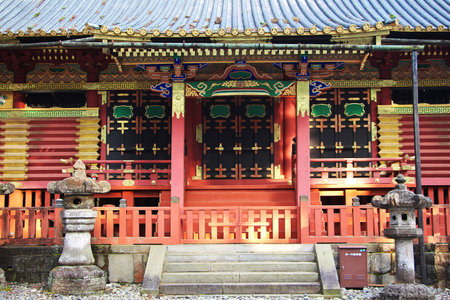 Nikko / Japan - 05 Nov 2013: Tosho-gu temple at autumn, Nikko, Japanのeditorial素材
