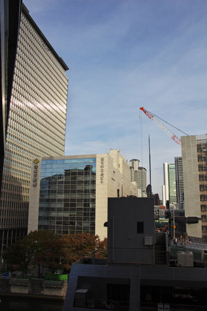 Osaka / Japan - 08 Nov 2013: The downtown of Osaka, Japanのeditorial素材