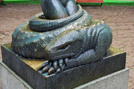 Oslo / Norway - 24 Jun 2012: Vigeland Sculpture Park, Oslo, Norwayのeditorial素材