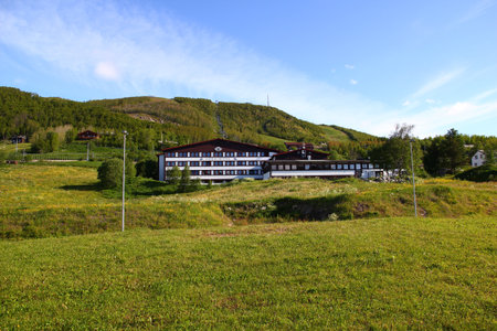 Geilo / Norway - 26 Jun 2012: Geilo is the small village in Norway, Scandinaviaのeditorial素材