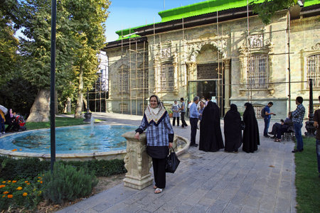 Tehran / Iran - 28 Sep 2012: Saadabad park in Tehran city, Iranのeditorial素材