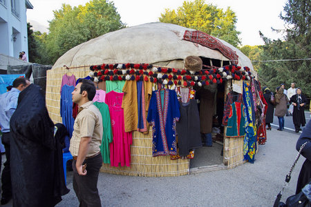 Tehran / Iran - 28 Sep 2012: Saadabad park in Tehran city, Iranのeditorial素材