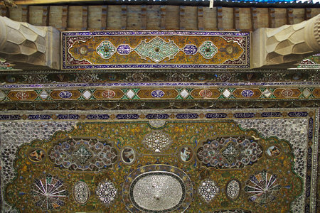 Shiraz / Iran - 29 Sep 2012: Qavam House in Narenjestan Ghavam garden, Shiraz, Iranのeditorial素材