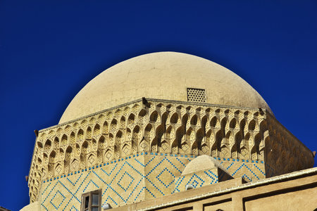 Yazd / Iran - 01 Oct 2012: The Mosque in Yazd city, Iran