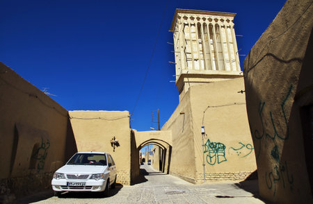 Yazd / Iran - 01 Oct 2012: Acient city Yazd in Iranのeditorial素材