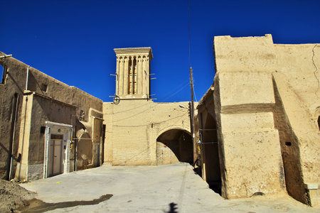 Yazd / Iran - 01 Oct 2012: Acient city Yazd in Iranのeditorial素材
