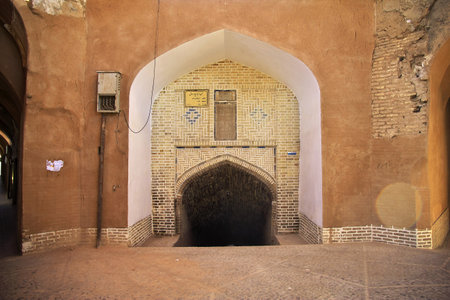 Yazd / Iran - 01 Oct 2012: Underground catacombs in Yazd city, Iranのeditorial素材