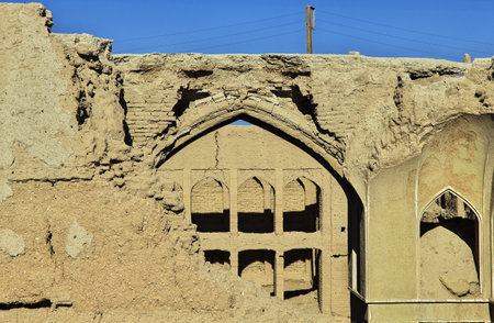 Nain / Iran - 02 Oct 2012: The abandoned city, Nain, Iranのeditorial素材