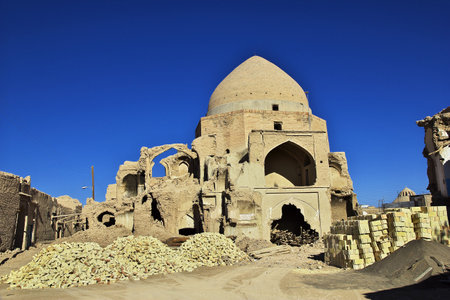 Nain / Iran - 02 Oct 2012: The abandoned city, Nain, Iranのeditorial素材
