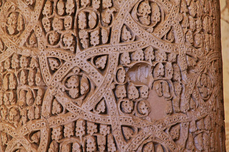 Nain / Iran - 02 Oct 2012: The ancient mosque in Nain city, Iranのeditorial素材