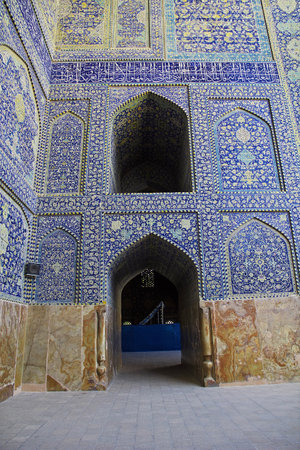 Isfahan / Iran - 03 Oct 2012: Mosque on Naqsh-e Jahan Square in Isfahan, Iranのeditorial素材