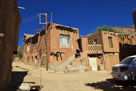 Abyaneh / Iran - 05 Oct 2012: Old Abyaneh village in Iranのeditorial素材