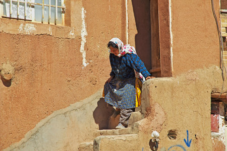 Abyaneh / Iran - 05 Oct 2012: Old Abyaneh village in Iranのeditorial素材