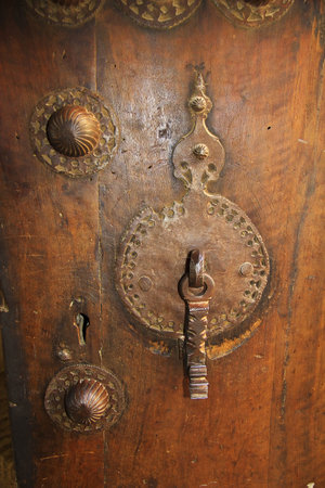 Kashan / Iran - 05 Oct 2012: The door knocker in Kashan, Iranのeditorial素材