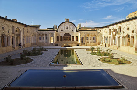 Kashan / Iran - 05 Oct 2012: Tabatabei House, Kashan, Iranのeditorial素材