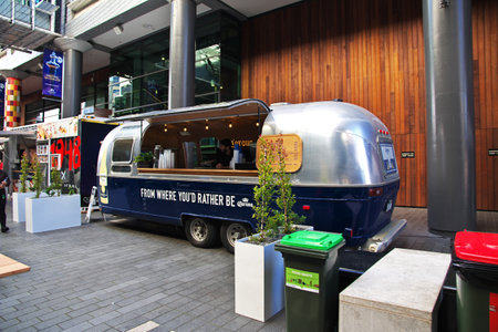 Auckland / New Zealand - 15 Dec 2018: The shop in Auckland city, New Zealand