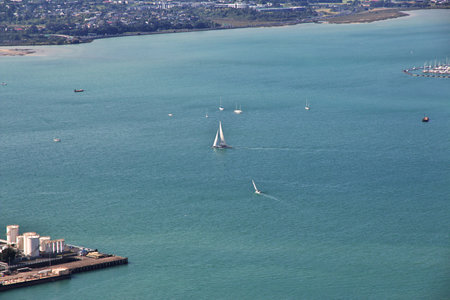 Auckland / New Zealand - 15 Dec 2018: The view on Auckland city, New Zealandのeditorial素材