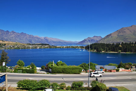 Queenstown / New Zealand - 25 Dec 2018: Queenstown city - entertainment, New Zealandのeditorial素材