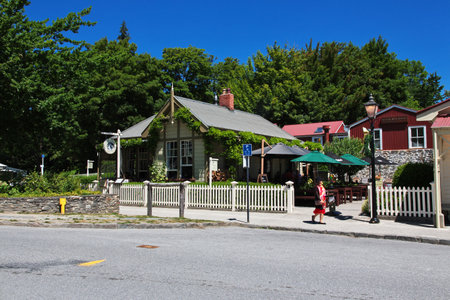 Arrowtown / New Zealand - 25 Dec 2018: Arrowtown village is ancient town , New Zealandのeditorial素材