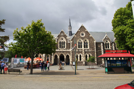 Christchurch / New Zealand - 27 Dec 2018: The building in Christchurch on South island, New Zealandのeditorial素材