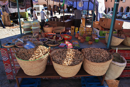 Ghardaia / Algeria - 02 Nov 2014: The local market in Ghardaia city, Sahara desert, Algeriaのeditorial素材