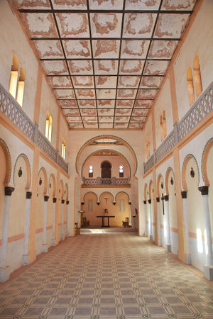 Sahara / Algeria - 03 Nov 2014: The church in the Sahara desert in the heart of Africaのeditorial素材